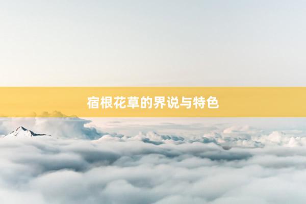 宿根花草的界说与特色